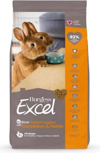 Burgess Excel Rabbit Indoor pack, 4