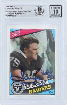 Topps 1984 Series 1 Autographed Rookie Card