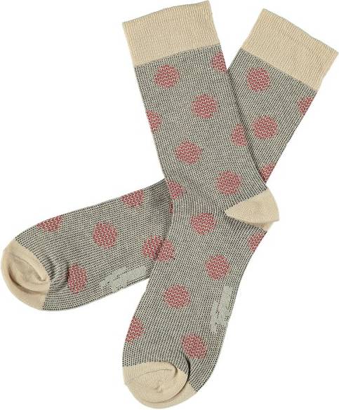 Cotton Trend Pattern Sock - Ivory