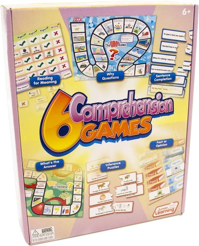Junior Learning 6 Comprehension Games