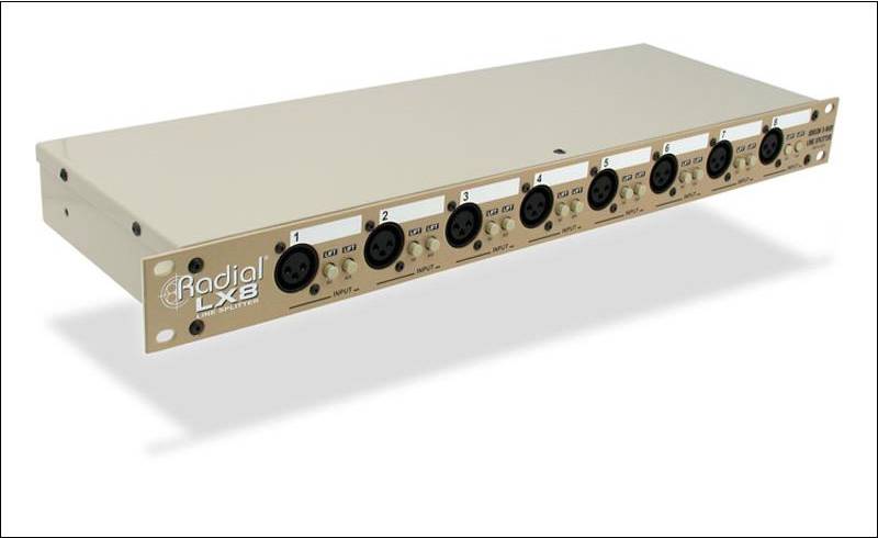 Radial Raqdial LX8 Line Level Signal Splitter Isolator