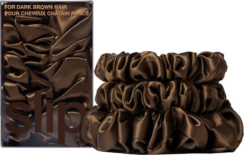 Pure Silk Back To Basics Assorted Scrunchie Set Dark