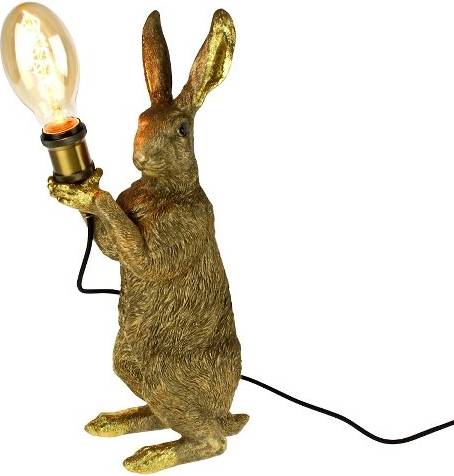 WERNS Rabbit Meister Lampe Gold Table Lamp