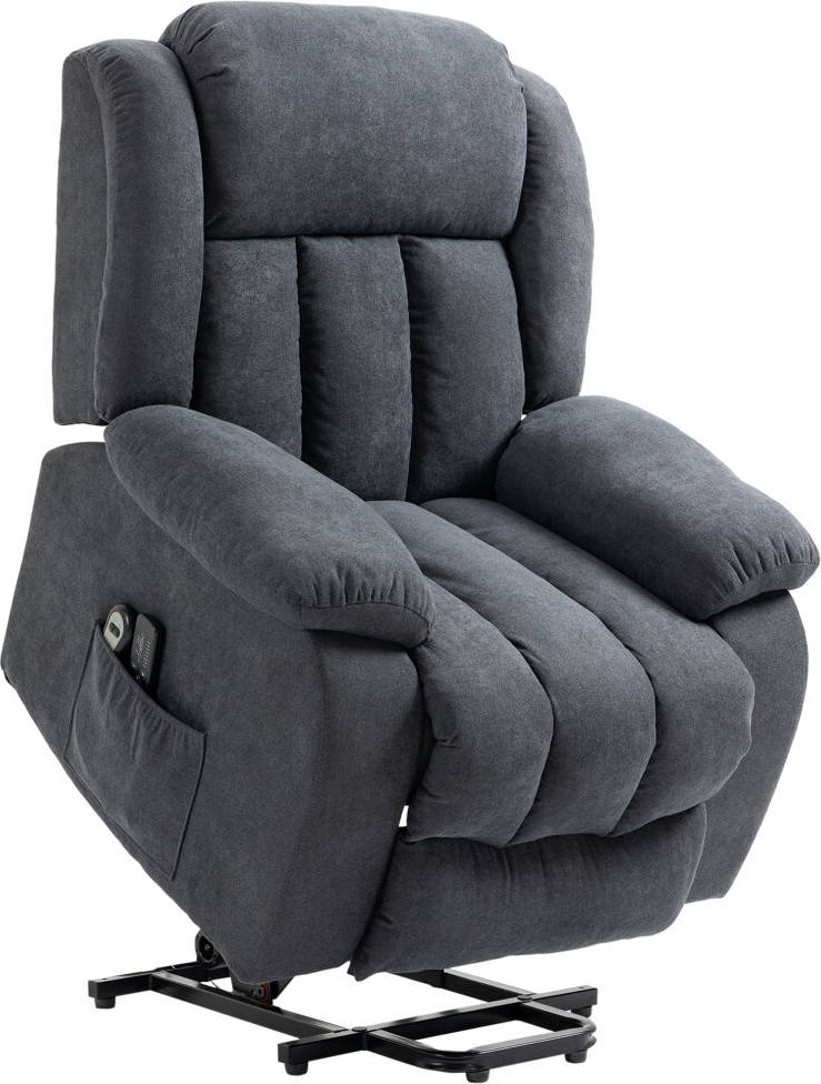 Homcom Oversized Riser Recliner Chair Upholstered