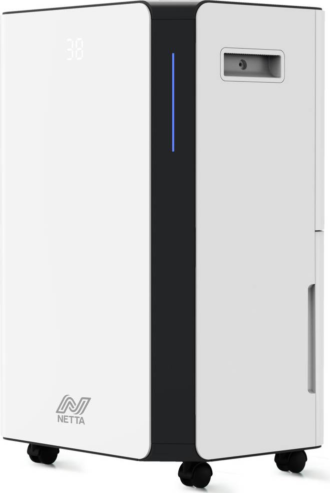 Low energy dehumidifier Netta 20L Compact Dehumidifier with LED Control Panel