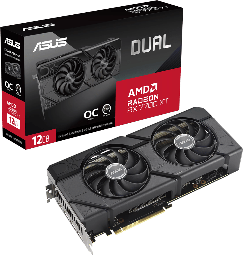 ASUS Dual Radeon RX 7700 XT OC Edition
