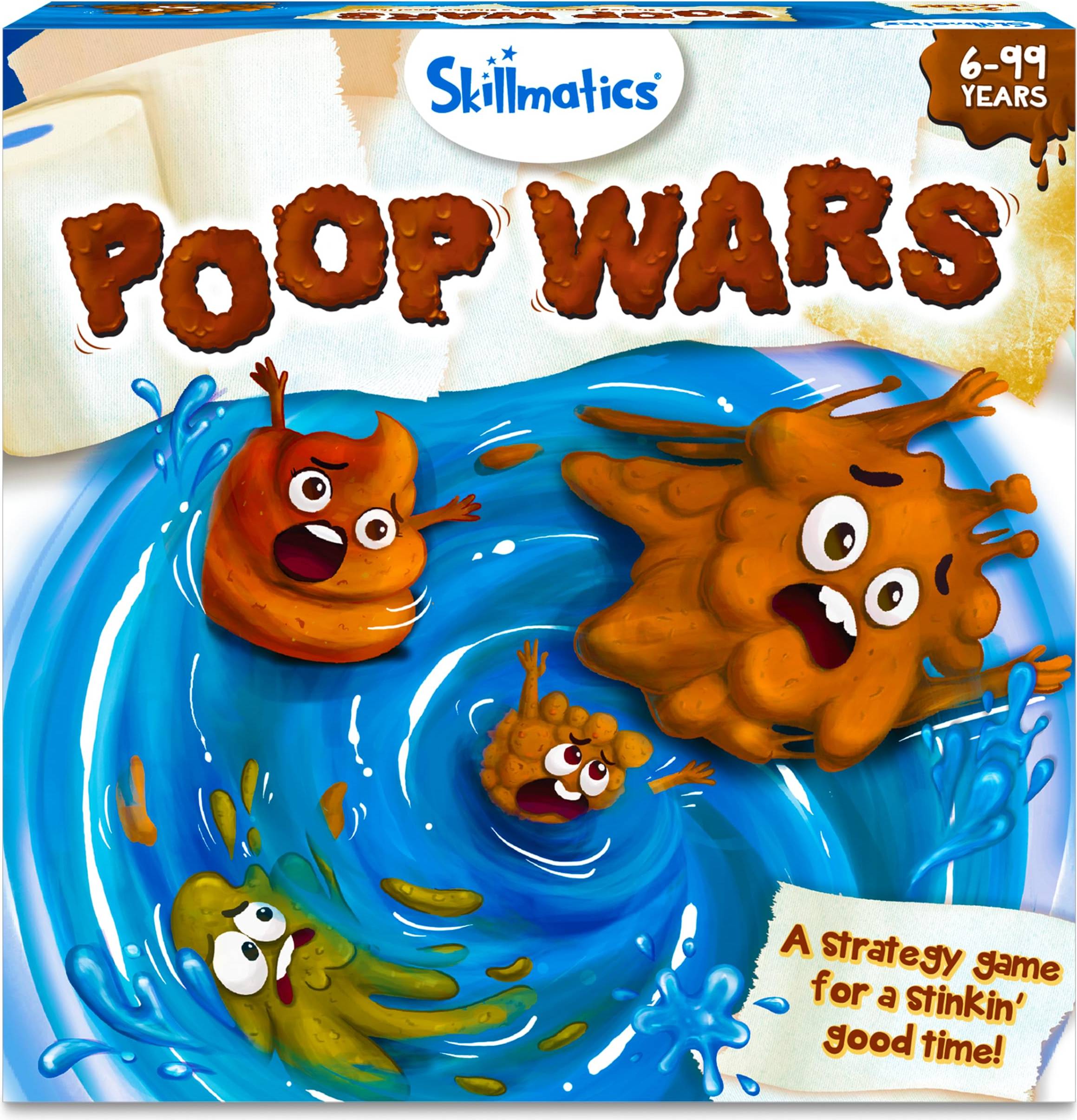 Skillmatics Poop Wars Fun Fast Paced Card Game