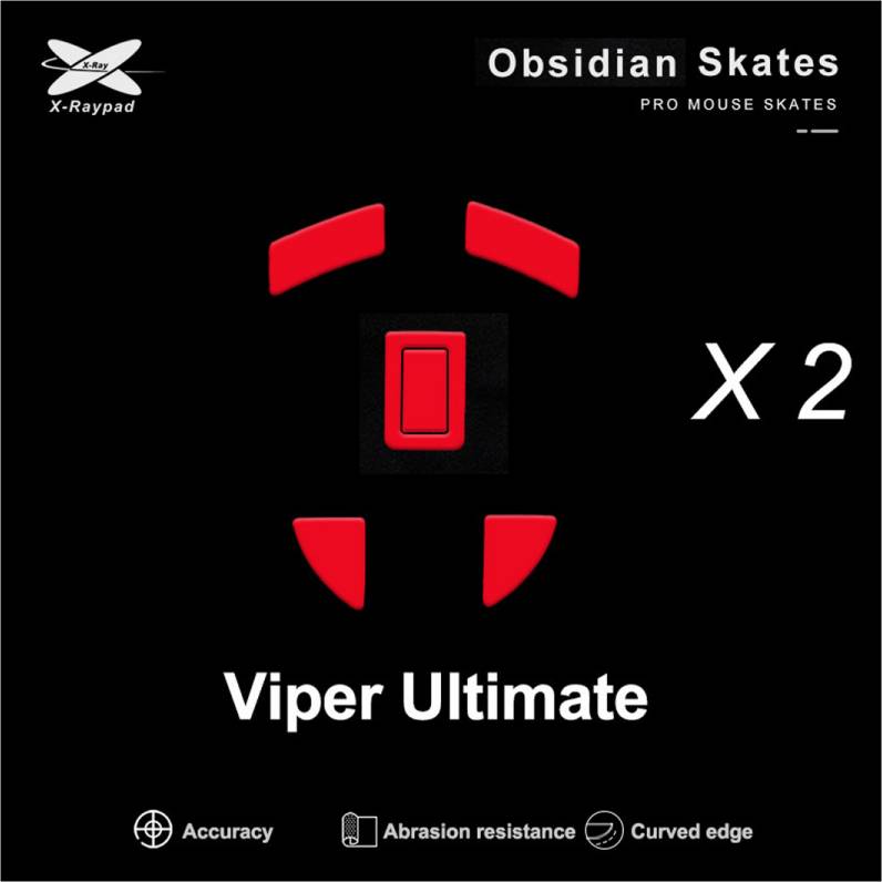 Obsidian Mouse Skates Razer Viper