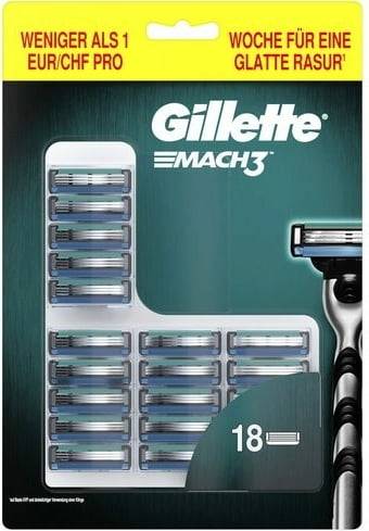 Gillette mach3 Gillette Mach3 Rasierklingen 18 Stk