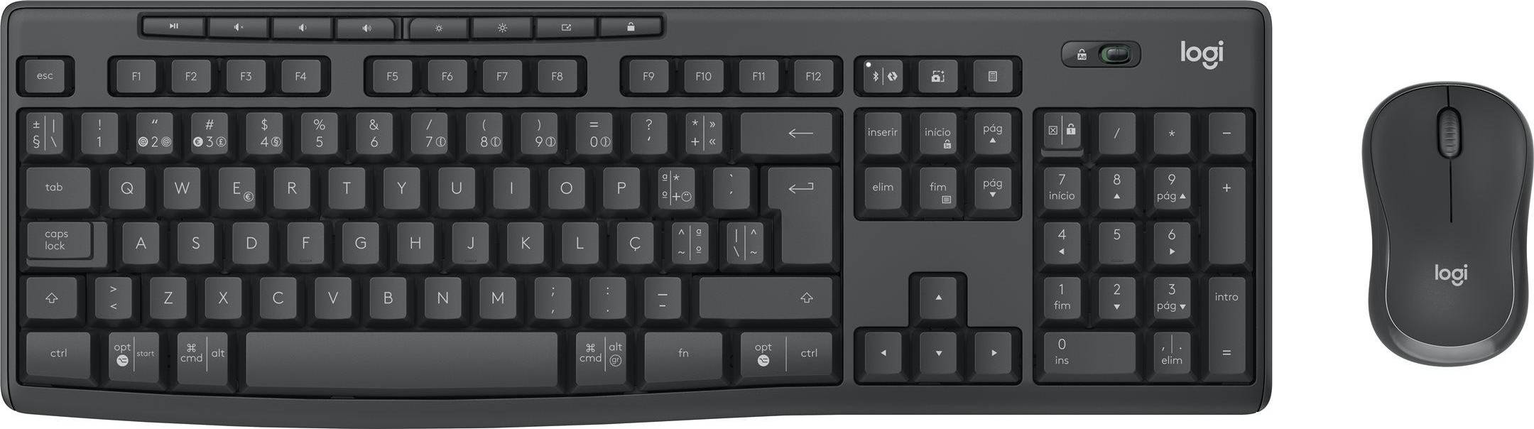 Logitech keyboard and mouse Logitech MK370 Graphite Wireless Keyboard and Mouse Combo
