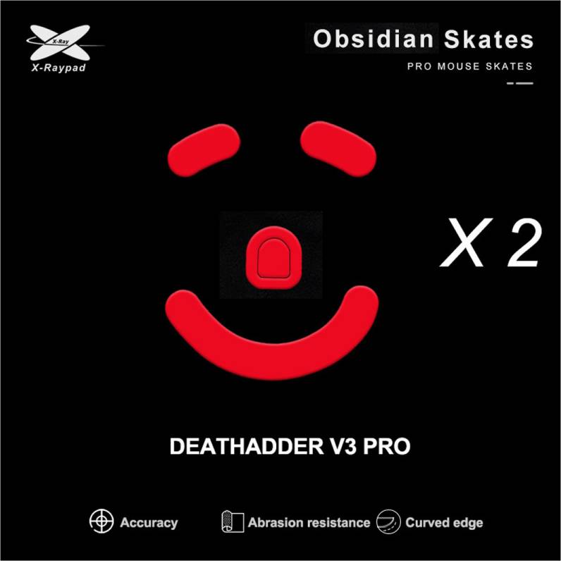 X-raypad Obsidian Mouse Skates Razer Deathadder V3 Pro