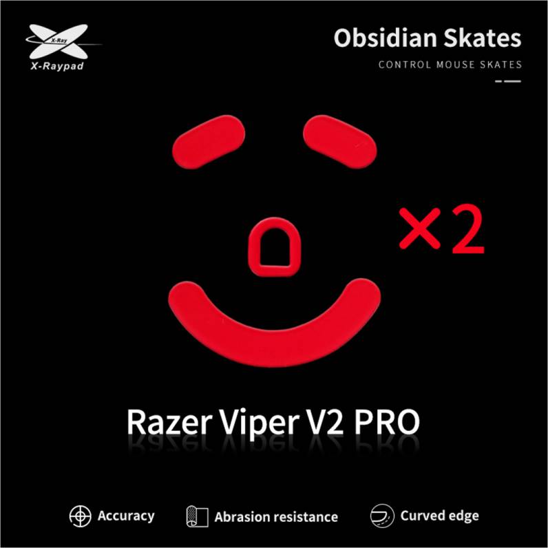 Obsidian Mouse Skates Razer Viper V2 Pro