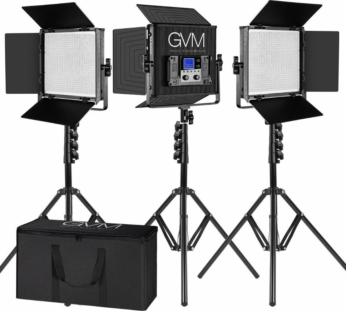 896S-3L Bi-Color LED Video Light Kit