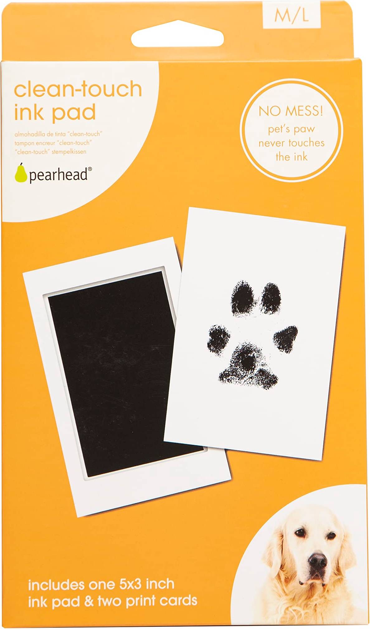 Pearhead Pawprints Clean-Touch Ink Pad Kit