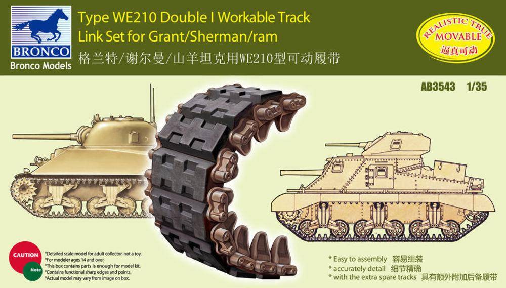 Sherman Double I Workable Track Link Set