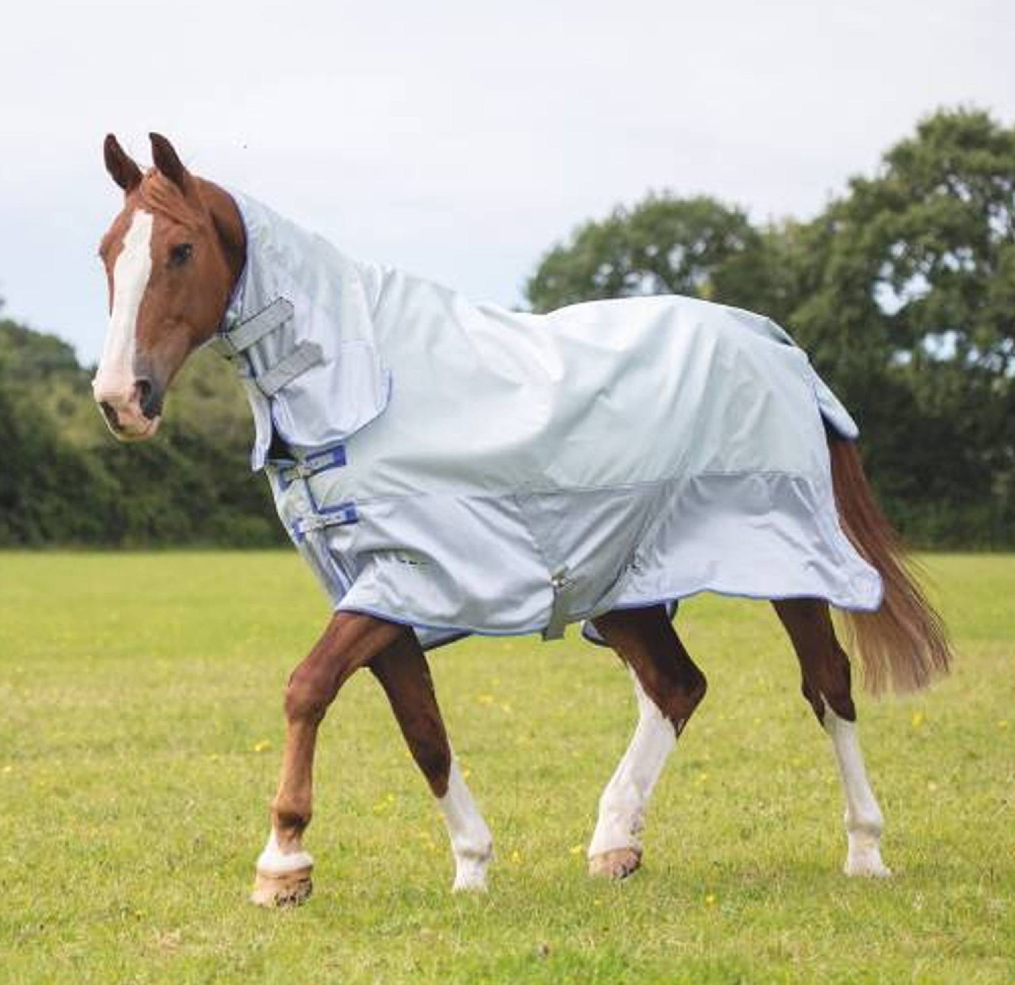 Shires Grey, Inch Tempest Original Waterproof Fly Rug