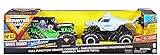 Monster jam grave digger Monster Jam Amazon Exclusive Official Grave Digger Vs Megalodon Racing Rivals Remote Control Trucks 1:24 Scale