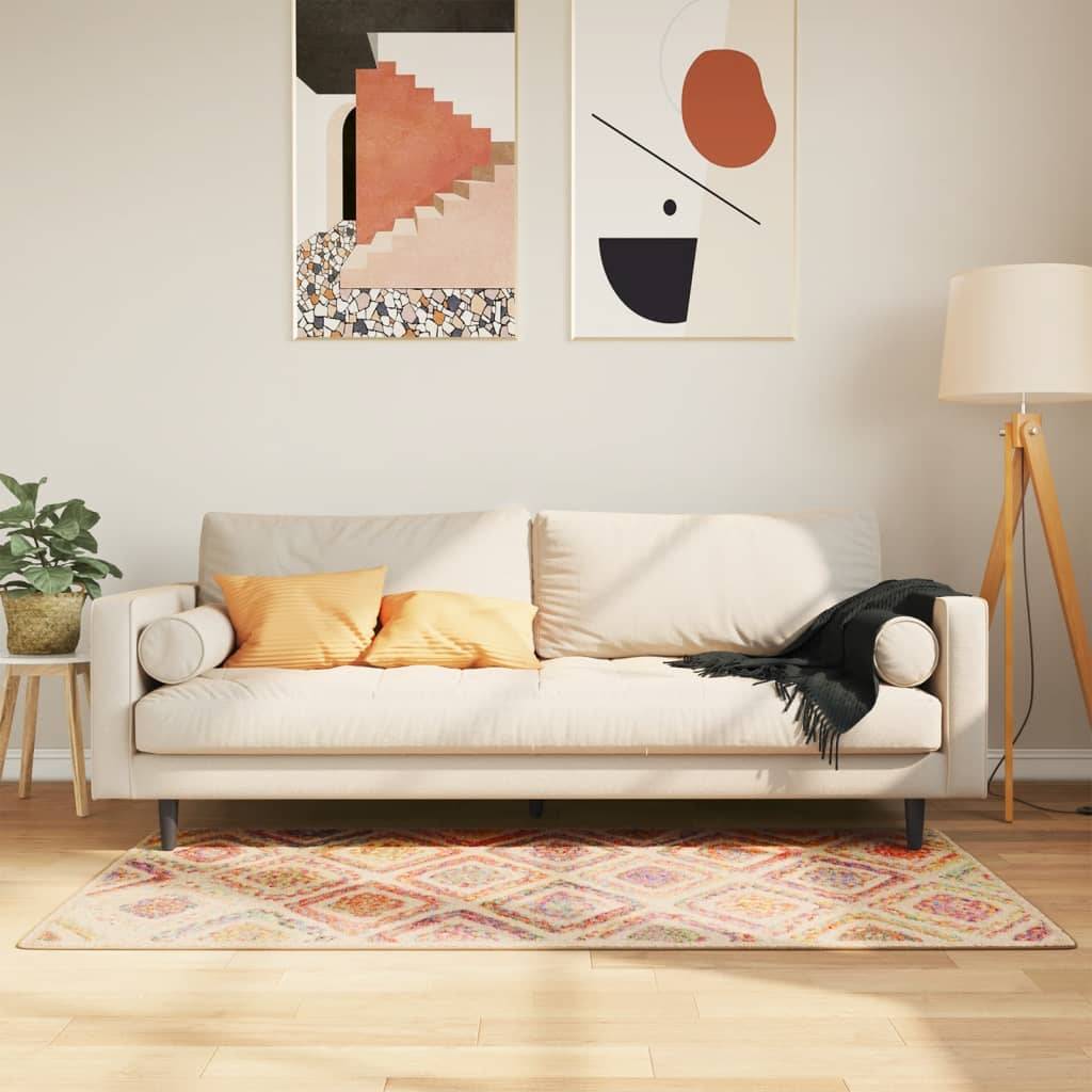 vidaXL Washable Multicolour Rug 80x150 cm Multicolour cm