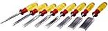AmTech Split Proof Chisel Set 8pc HSS Wooden Box Chisel