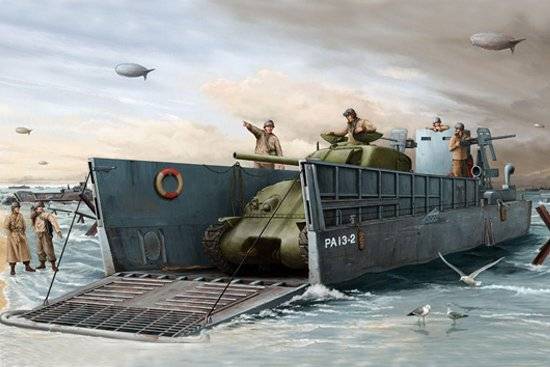 Trumpeter 1/35 Scale LCM Landing Craft Model Kit