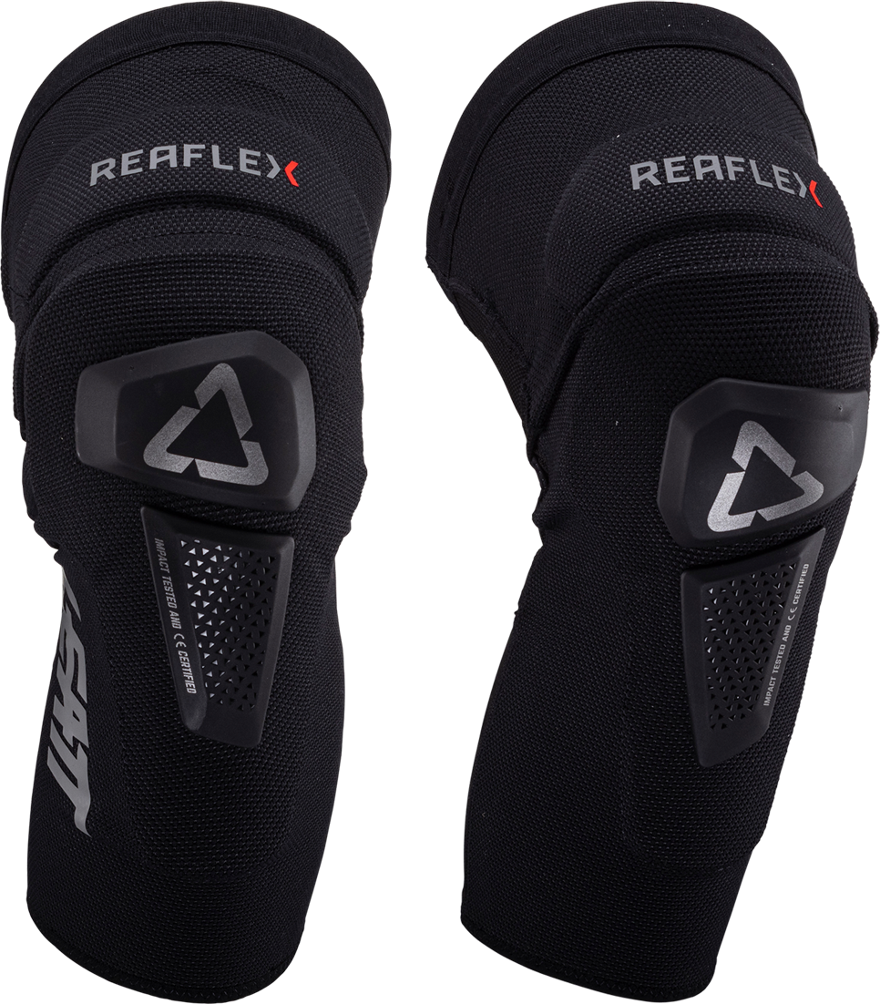 LEATT Rearflex Hybrid Pro Knee Guards - Black