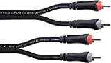 Cordial Dubbel ljudkabel Rca/Rca 3m
