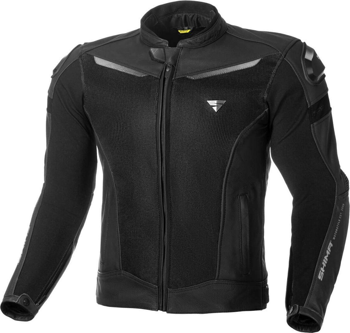 Shima Piston Motorcycle Jacket - Black