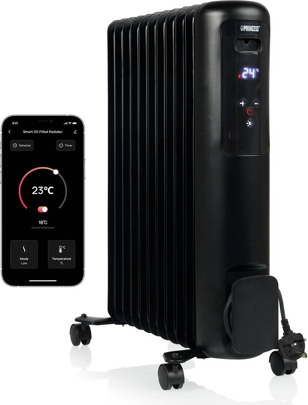 Princess 2.0kW Smart Oil Filled Radiator