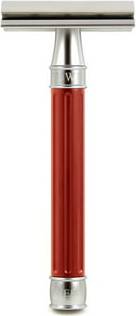Edwin Jagger 3ONE6 Stainless Steel DE Safety Razor - Red