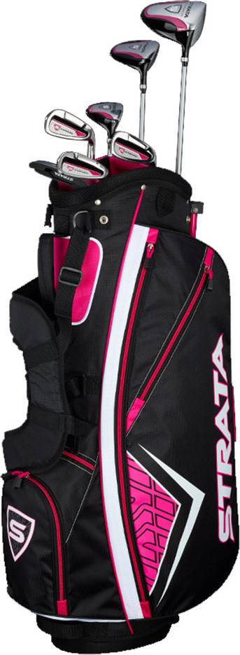 Golf clubs set ladies Callaway Strata Complete Golf Package Set Pink