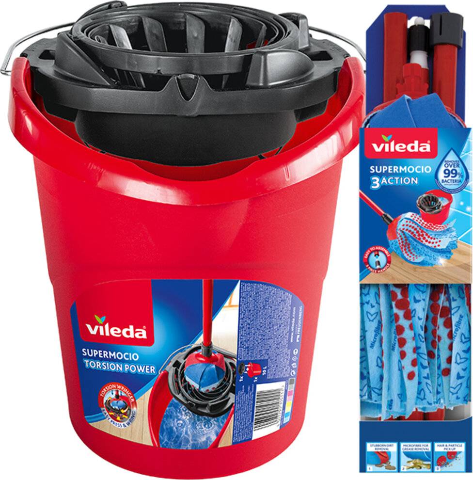 Vileda set Vileda SuperMocio Compact Mop & Bucket Set
