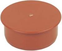 FloPlast 110mm Socket Plug Terracotta