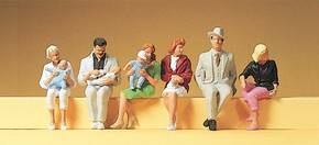 Preiser Seated Persons Standard Figure Set