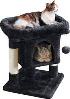 Yaheetech Cat Tree Condo with Perch and Scratch Posts