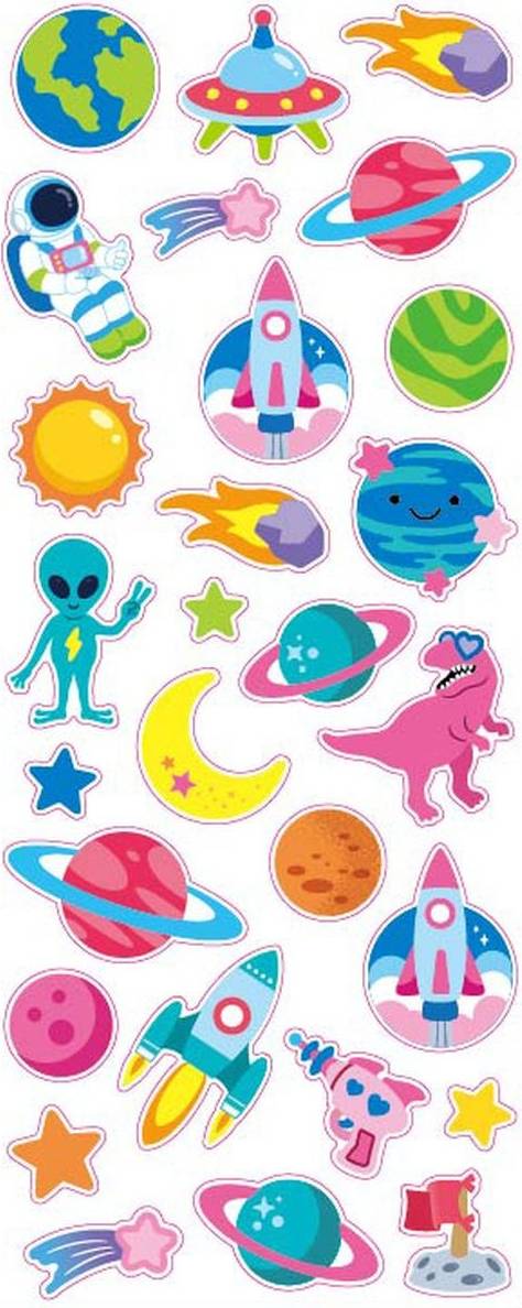 Tinka Stickers Rymden