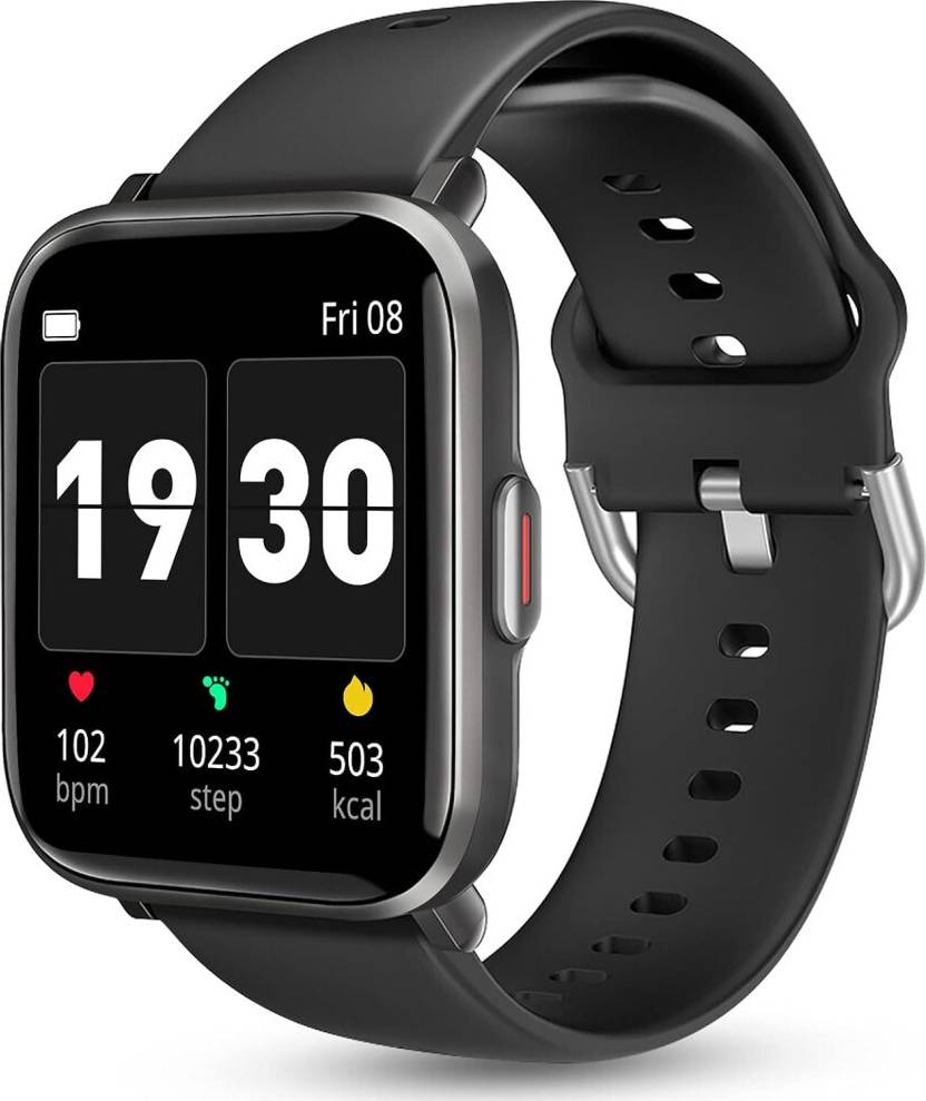 Tianfu Smart Watch Compatible With Android Calorie CounterBlack