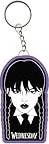Braid Rubber Keychain - Wednesday
