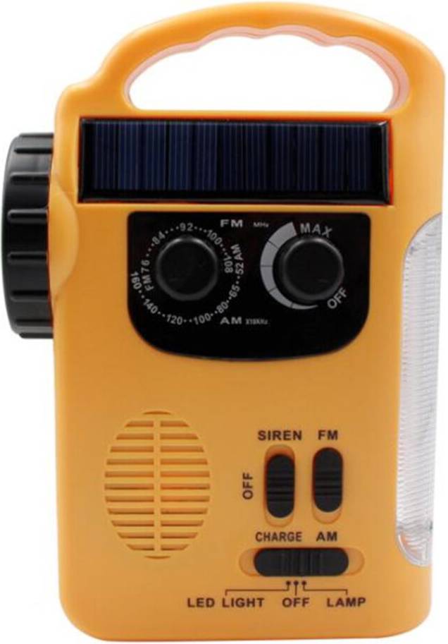Keshen Solar Power Dynamo Hand Cranked Lantern Rescue Light