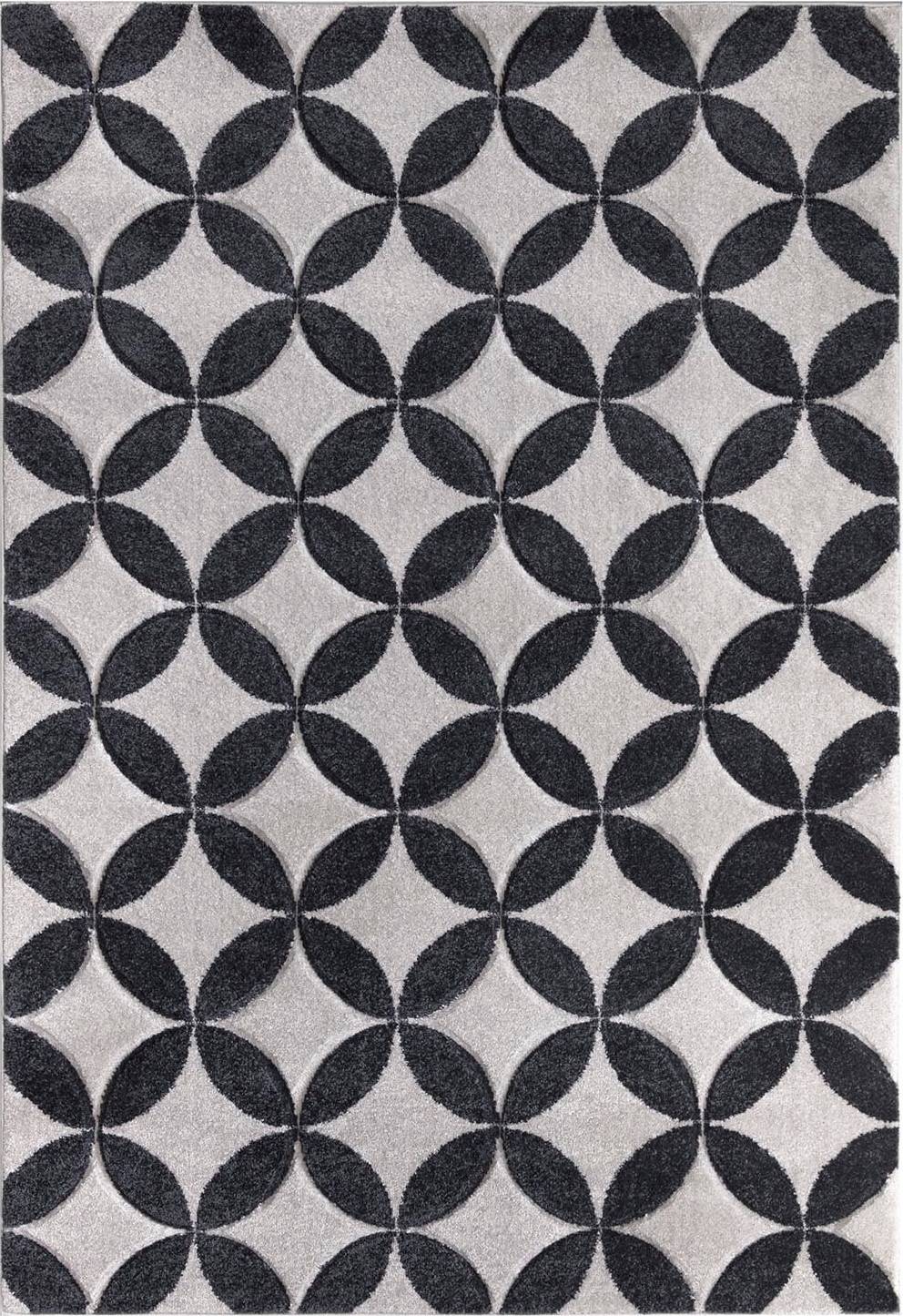 Diamond Diamond Rug Grey