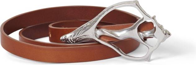 Rodebjer Bälte shell brun silver