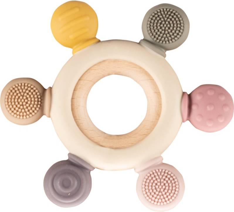 Silicone Teether Bitring Multicolor