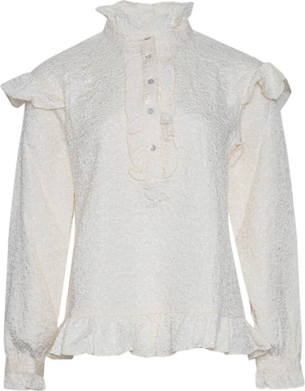 Noella Reno Ruby Ruffle Blouse Cream