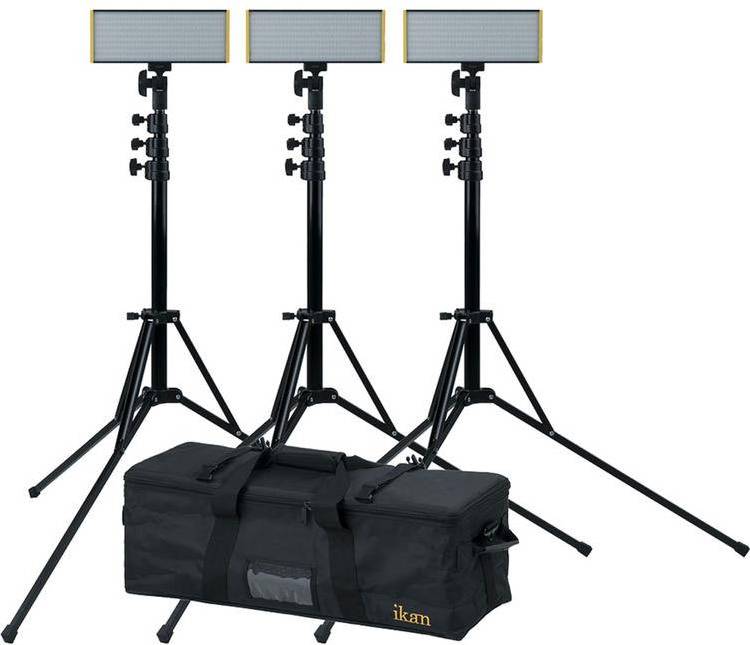 Onyx studio Ikan Onyx Half x 1 Bi-Color 3-Point LED Light Kit, Graphite