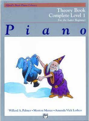 Alfred's Basic Piano Library Theory 1 Complete