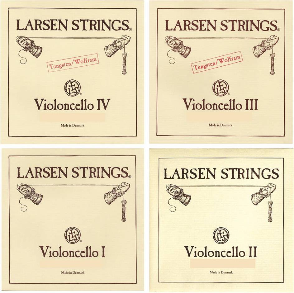 Larsen Cello String Set 4 4 Size Medium