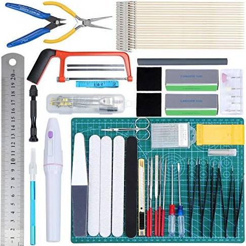 64PCS Gundam Model Tools Kit Building Craft Set Model Basic Tools for Basic Model Building Repairing and Fixing