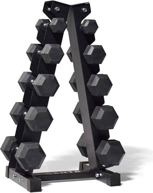 Dumbbell weight set CENTR Centr 5-25LB Dumbbell Set with Rack