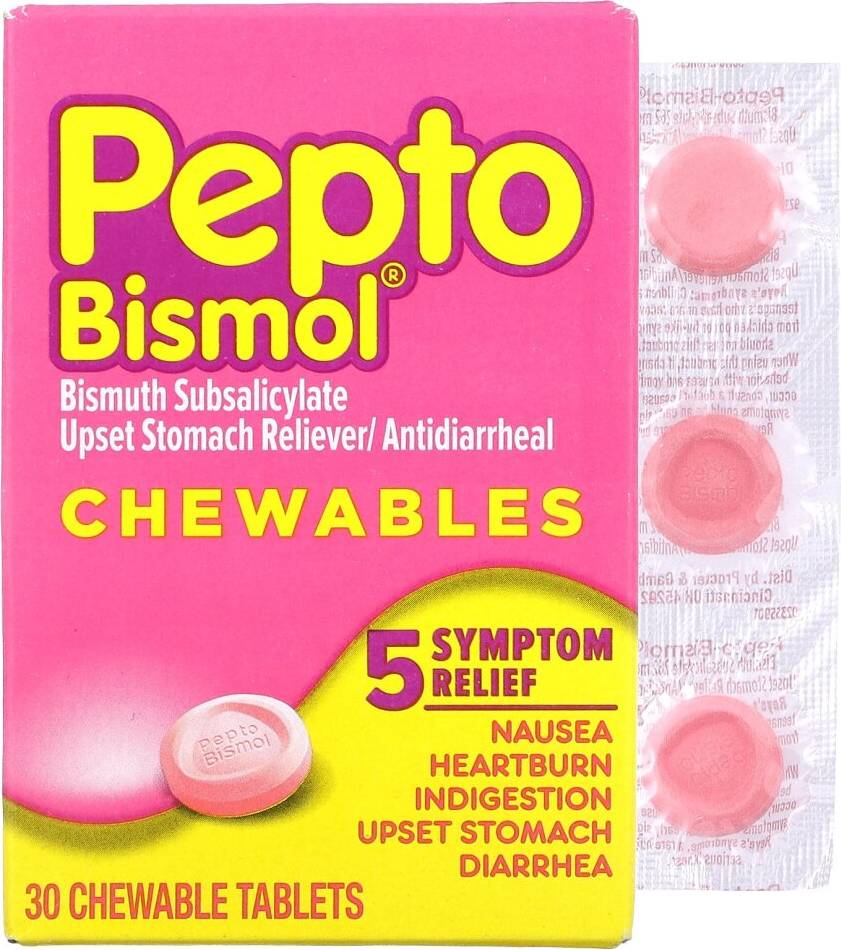 Pepto bismol Chewable Tablets 30 pcs