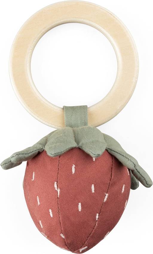 Sebra Strawberry Baby Rangle Rangle Jordbær H: 16 L: 8 B: 5 cm