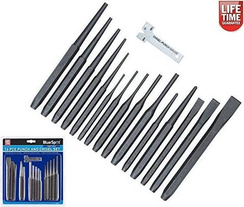 Blue Spot Tools Punch & Chisel Set - 16 Piece Tool Kit